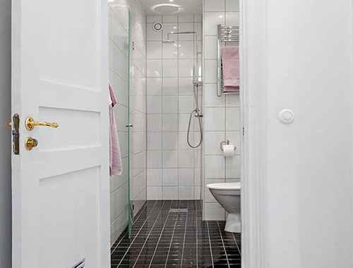Kleine badkamer in Göteborg