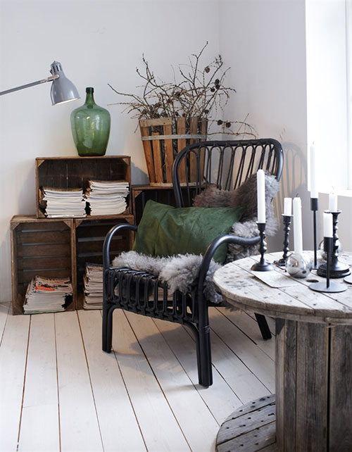 Rustieke woonkamer inrichten met Monica