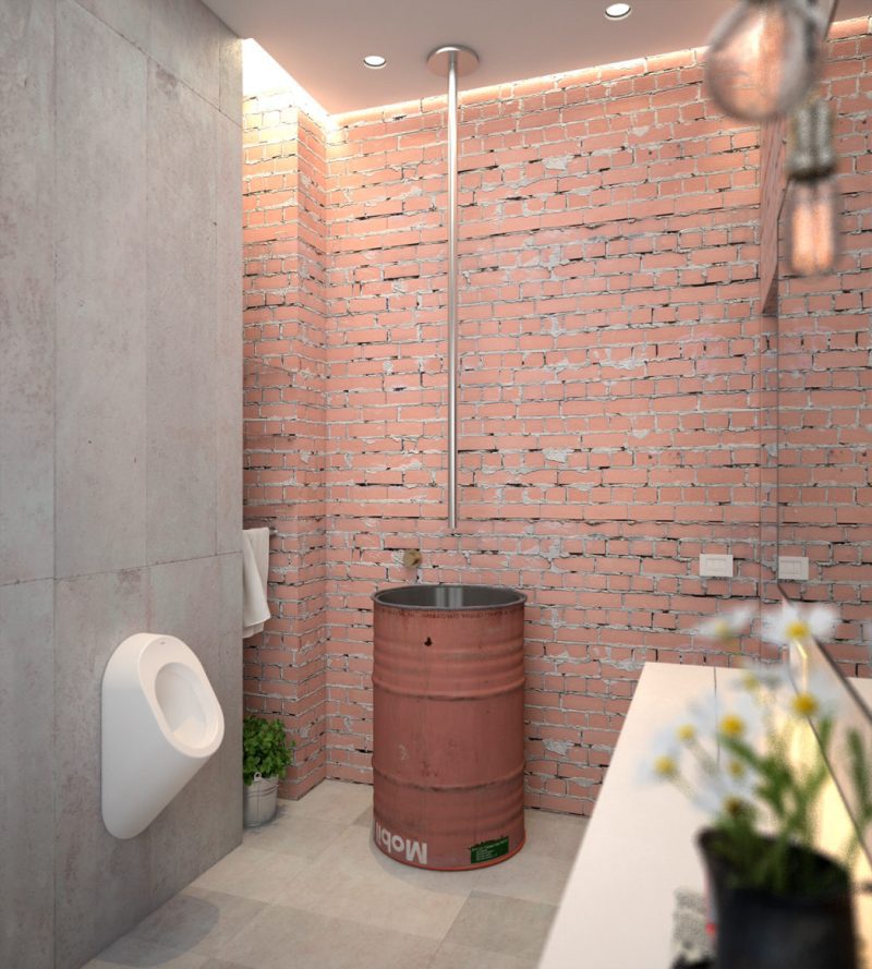 3d ontwerpen van een industrieel toilet