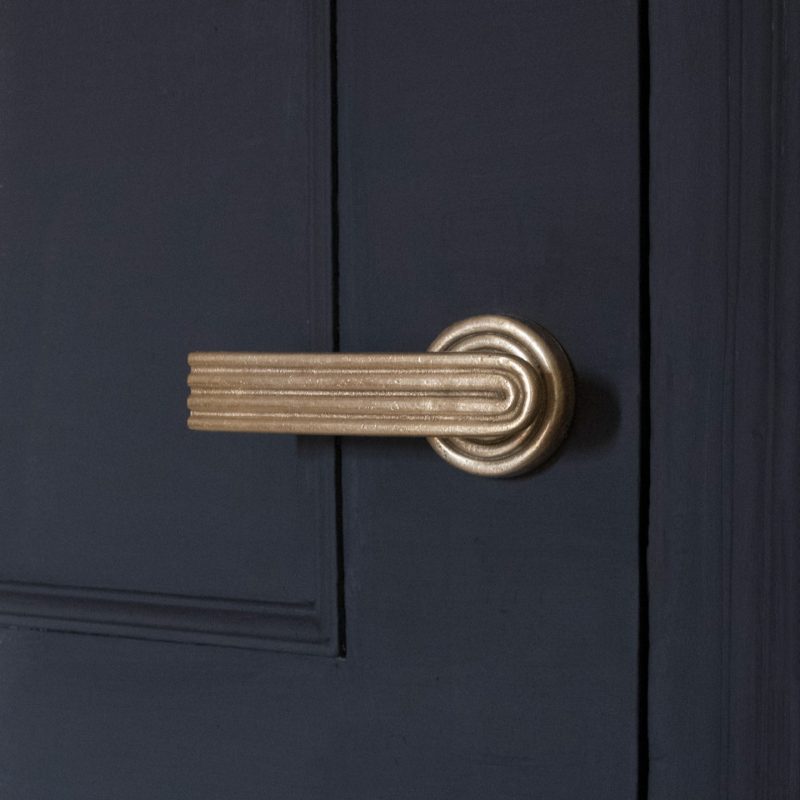 brass door lever handle forme n18