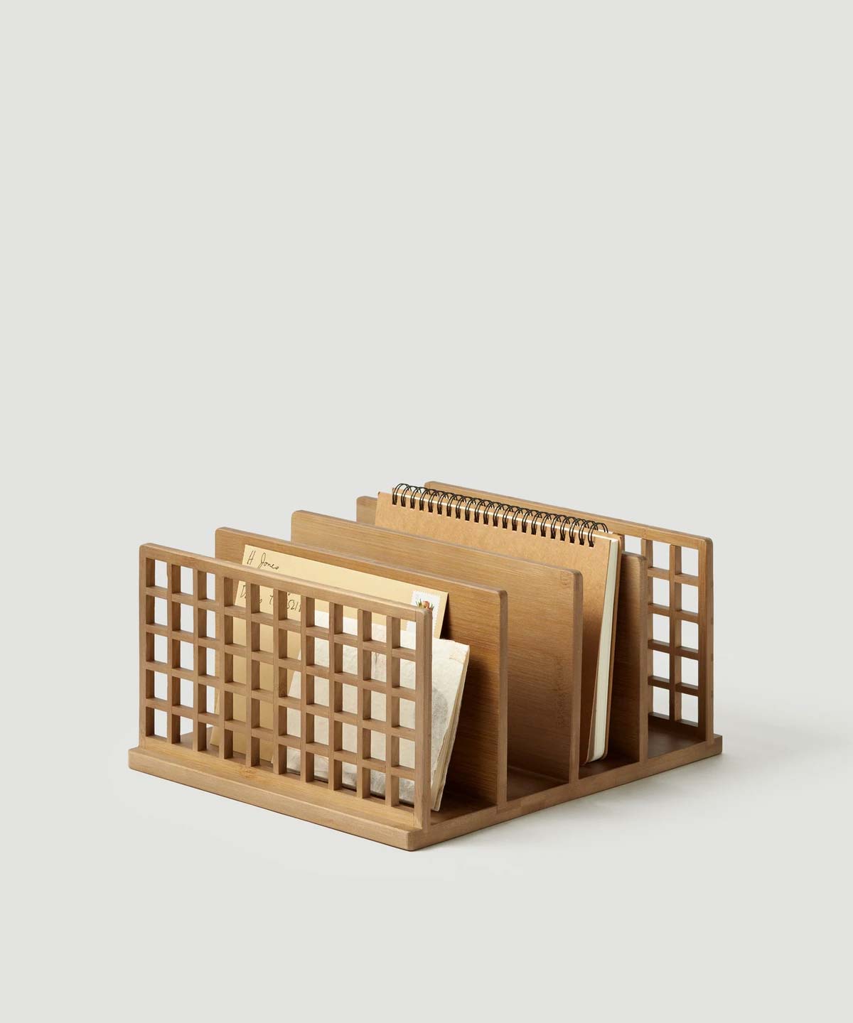 The Container Store x KonMari bamboe documenten organizer The Container Store x KonMari bamboe documenten organizer