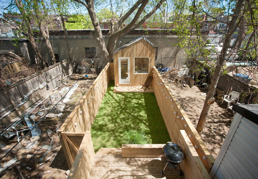 Architect ontwerpt een tuinhuis werkplek!