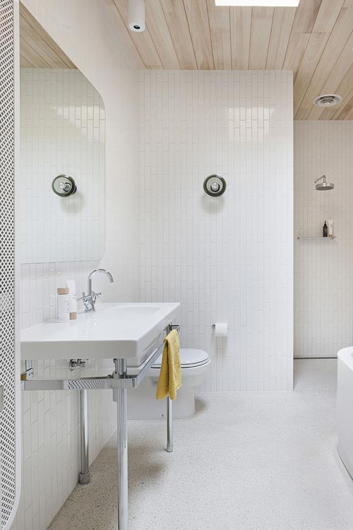 Badkamer van het Brick House project