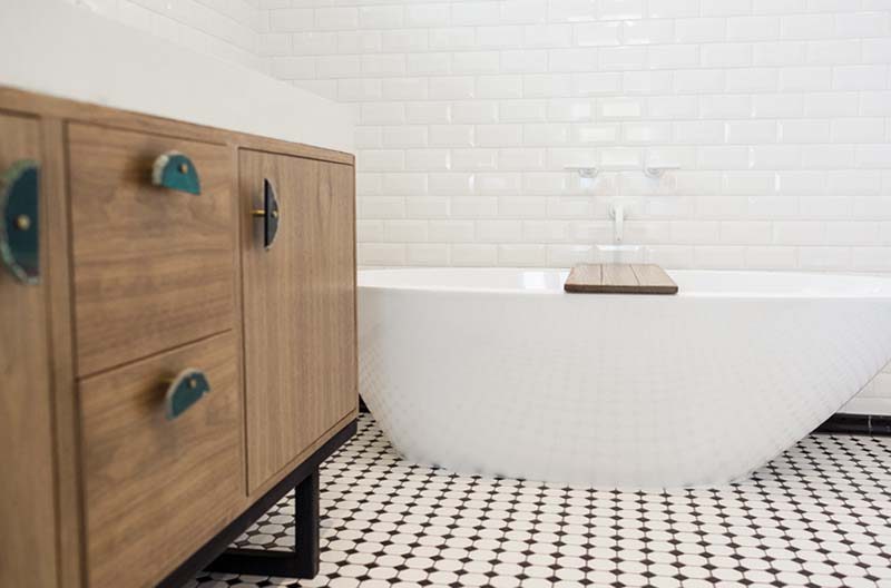 Badkamer verbouwing van Heather & Mike