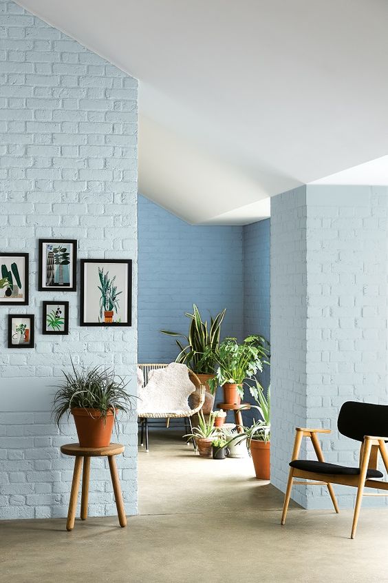 Bakstenen muur verven Bakstenen muur verven