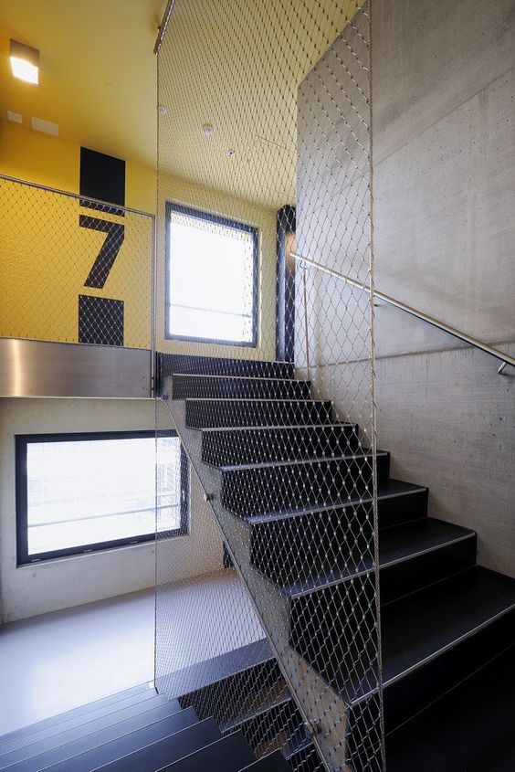 Balustrade netten voor de trap