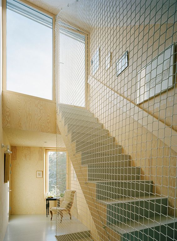 Balustrade netten voor de trap