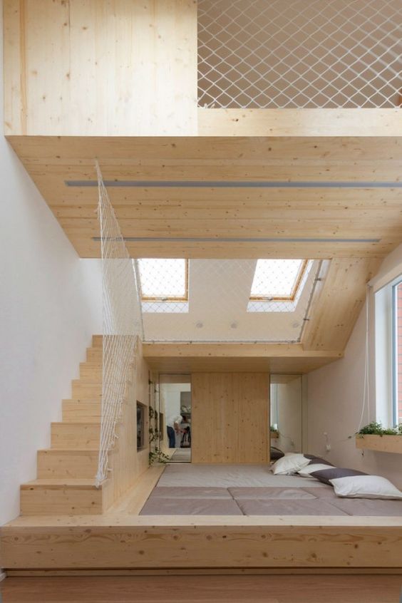 Balustrade netten voor de trap