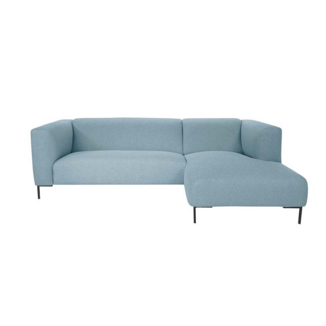 I sofa bank ijsblauw