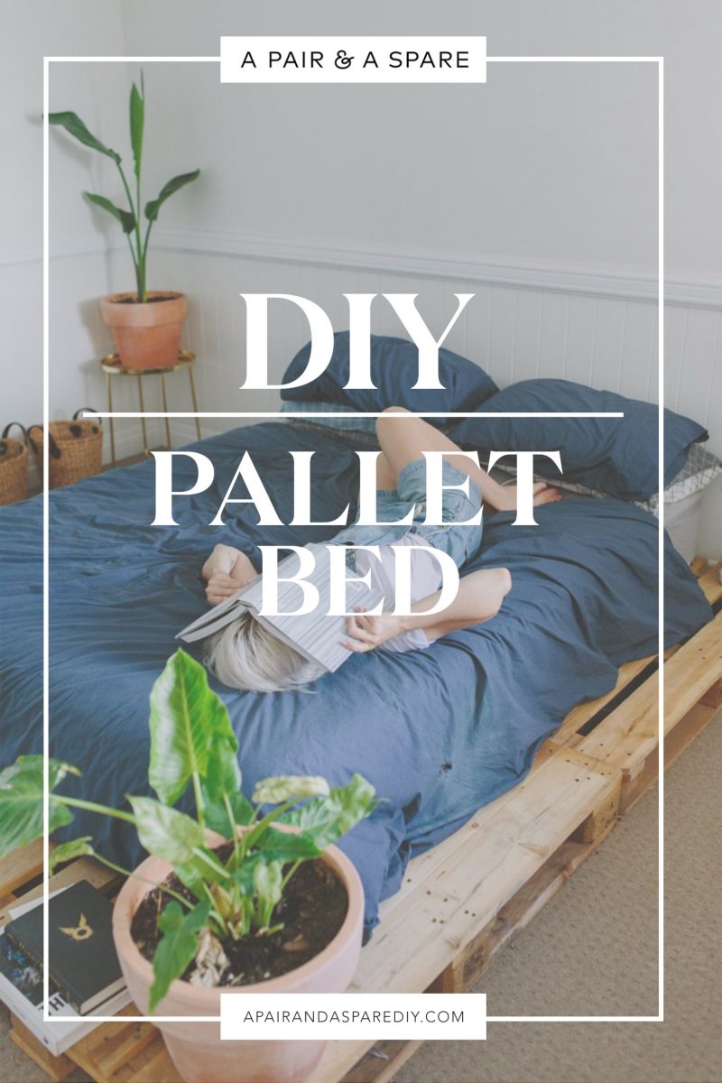 bed van pallets maken