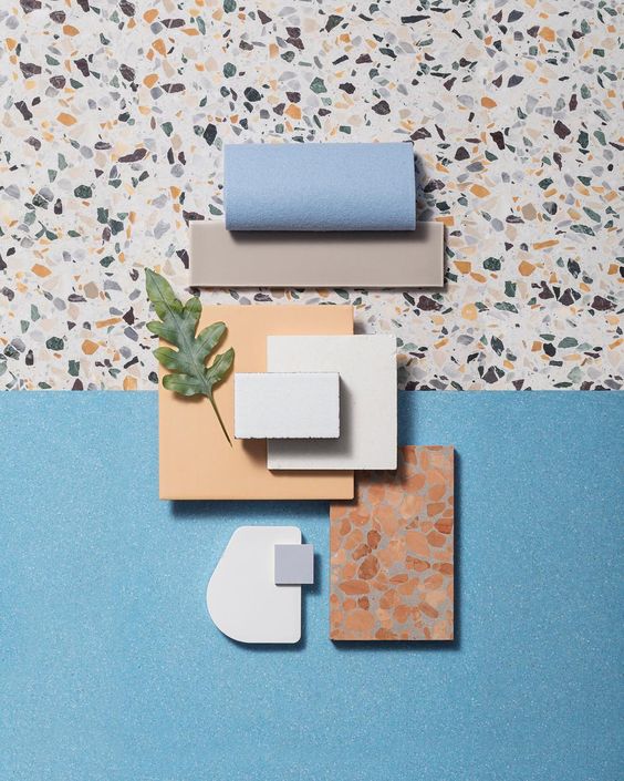 Blauw combineren interieur moodboard Blauw combineren interieur moodboard
