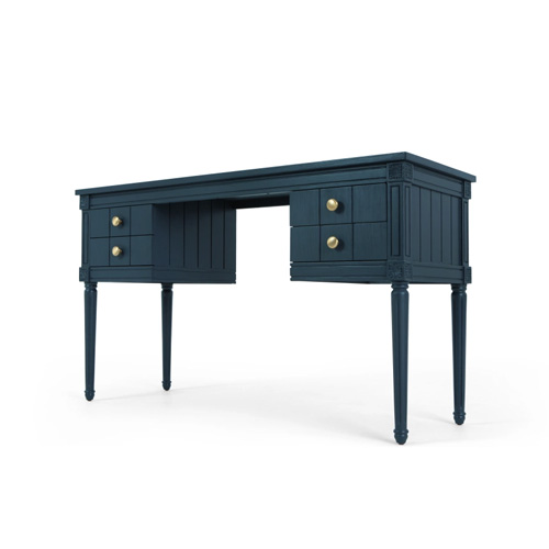 Blauw bureau