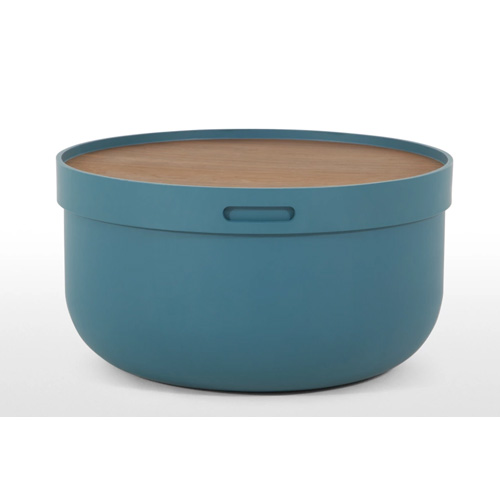 blauwe salontafel
