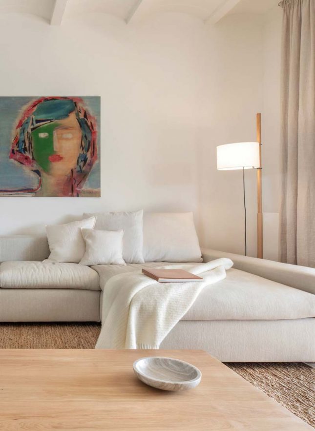 comfortabele lichte loungebank warme woonkamer comfortabele lichte loungebank warme woonkamer