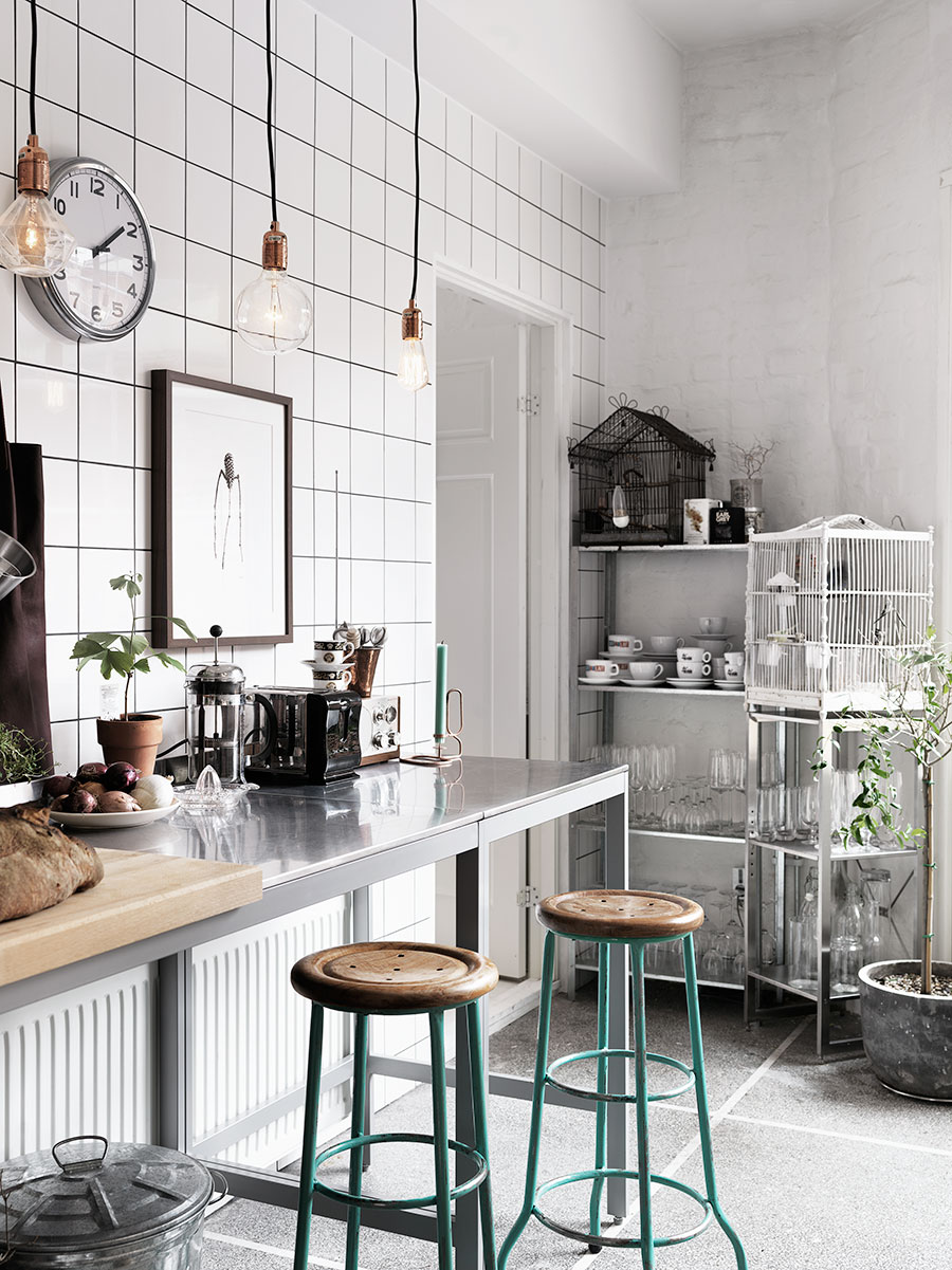 De moderne stoere keuken van Zweedse interieurstylist Isabell Andén De moderne stoere keuken van Zweedse interieurstylist Isabell Andén