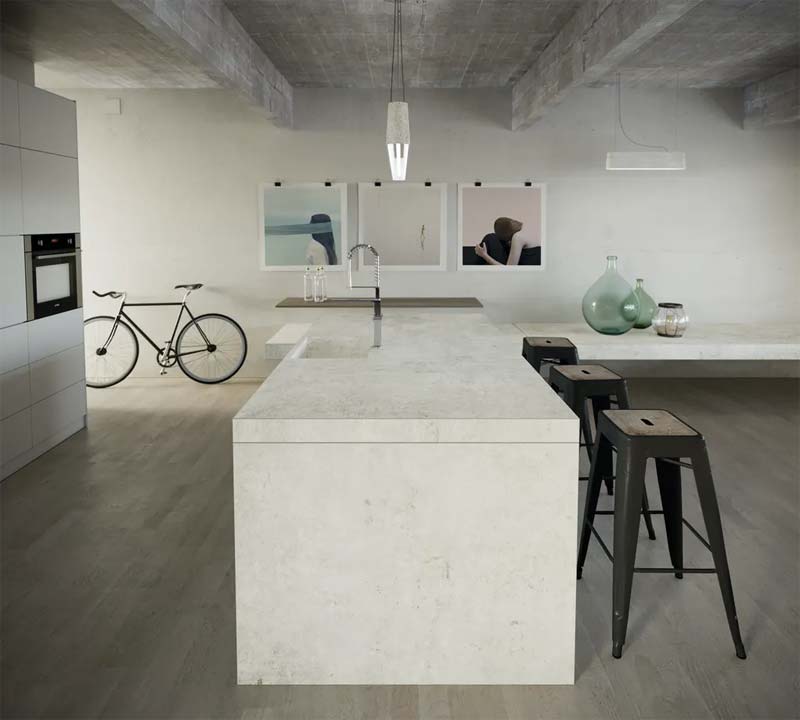 dekton keukenblad wit marmer