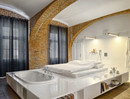 Deze slaapkamer-badkamer-combinatie moet je gezien hebben!