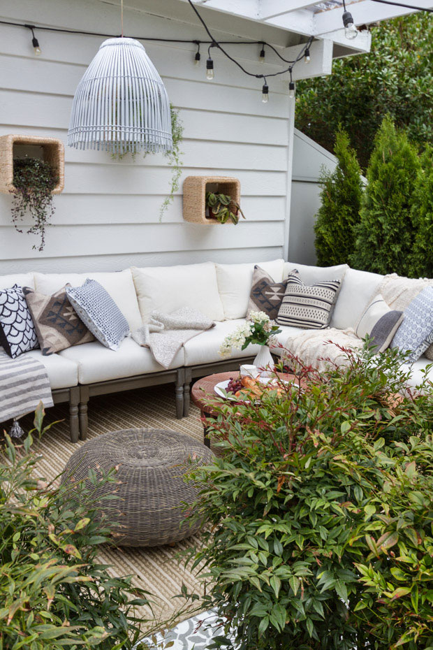 Deze tuin is ingericht met een super gezellig patio terras! Deze tuin is ingericht met een super gezellig patio terras!
