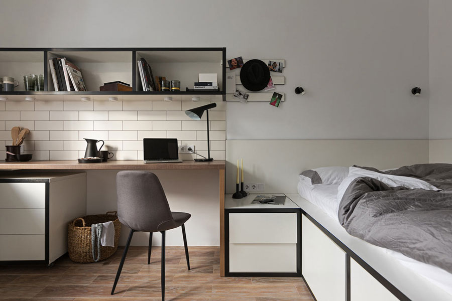 Dit studio appartement van 17m2 is ingericht als de ideale studentenkamer! Dit studio appartement van 17m2 is ingericht als de ideale studentenkamer!
