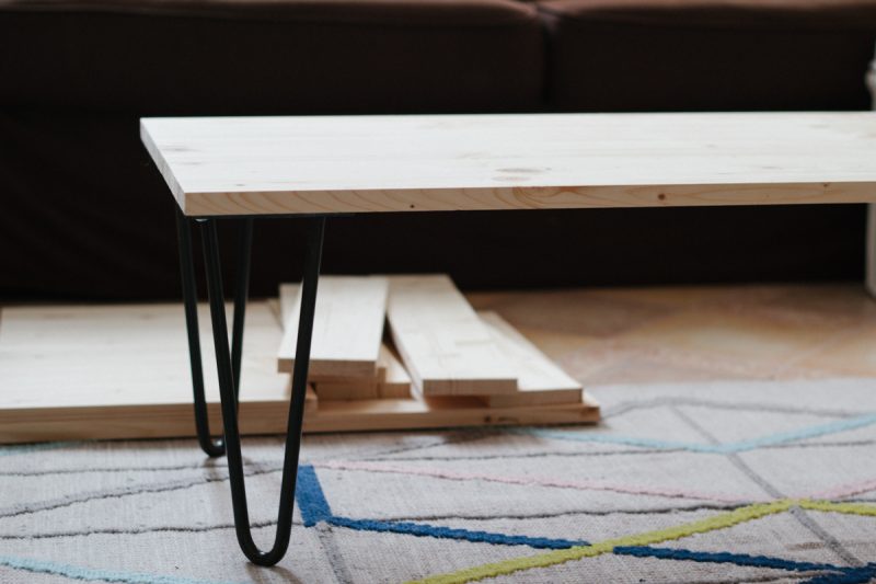 diy houten salontafel op schragen diy houten salontafel op schragen