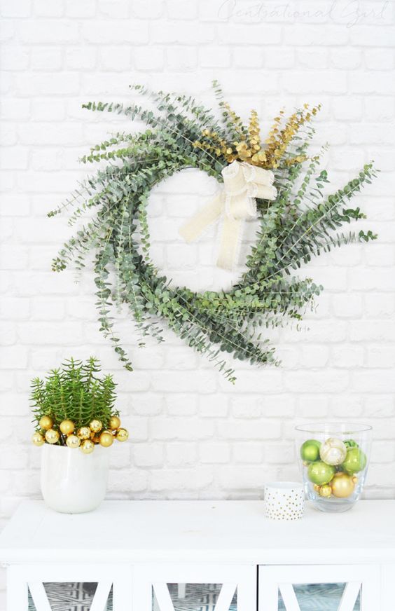 DIY kerstkrans met Eucalyptus DIY kerstkrans met Eucalyptus