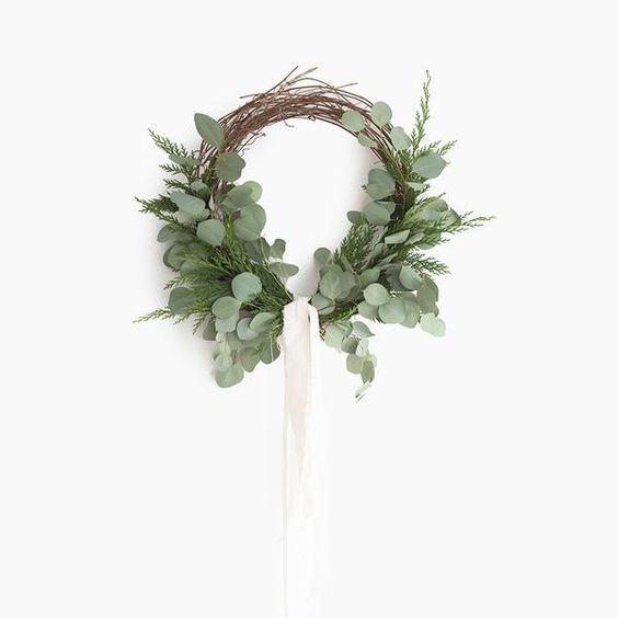 DIY kerstkrans met Eucalyptus DIY kerstkrans met Eucalyptus