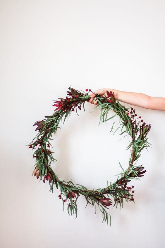 DIY kerstkrans met Eucalyptus DIY kerstkrans met Eucalyptus
