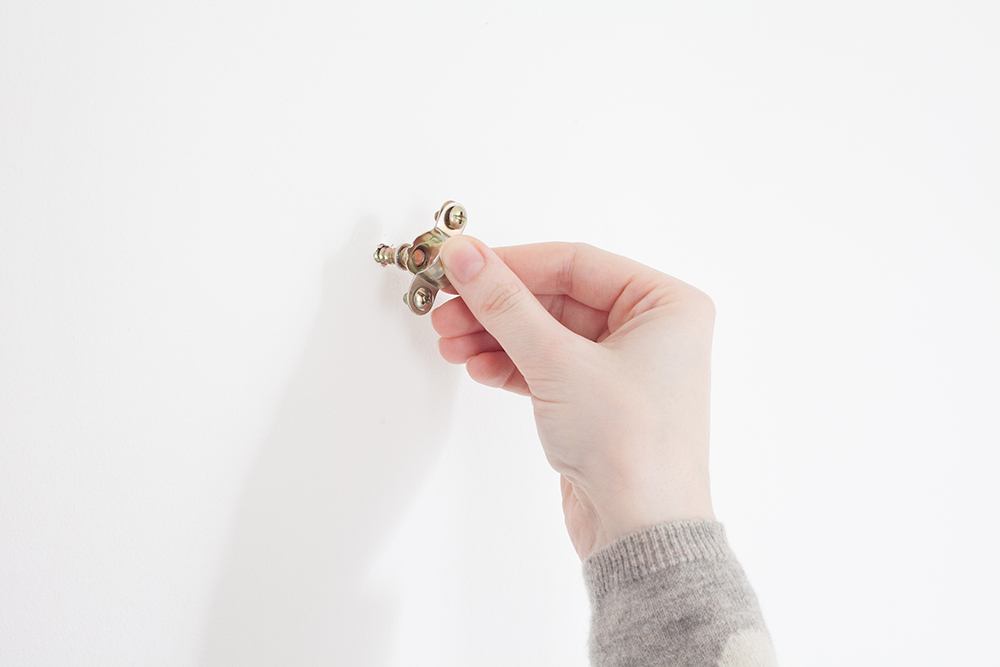 DIY wandrek van koperen buizen DIY wandrek van koperen buizen