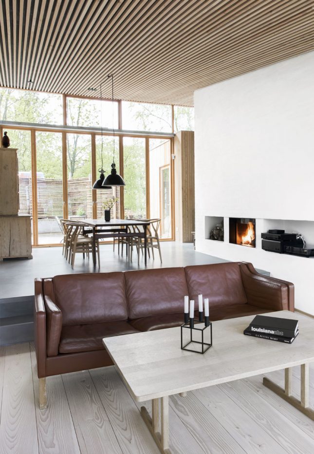 splitlevel woonkamer met eethoek en open keuken splitlevel woonkamer met eethoek en open keuken