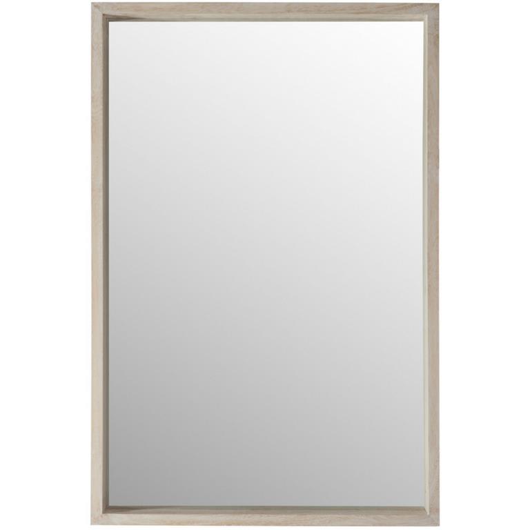 Dulaire Grote Houten Wandspiegel 90 cm