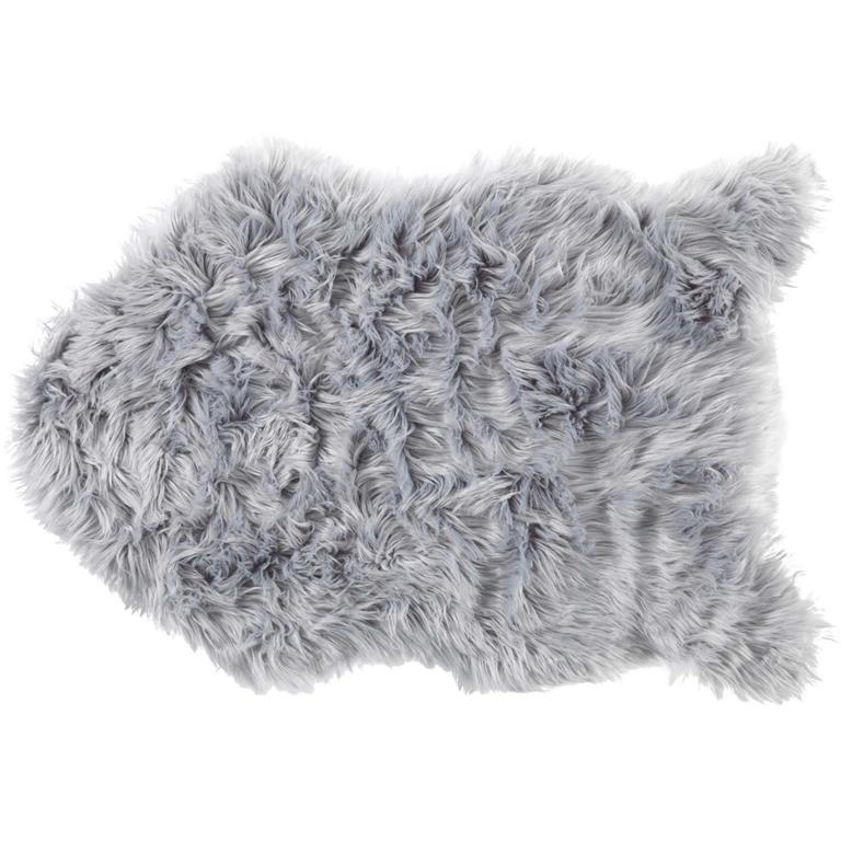 Dutch Decor Vloerkleed Sheep 60x90 cm lichtgrijs