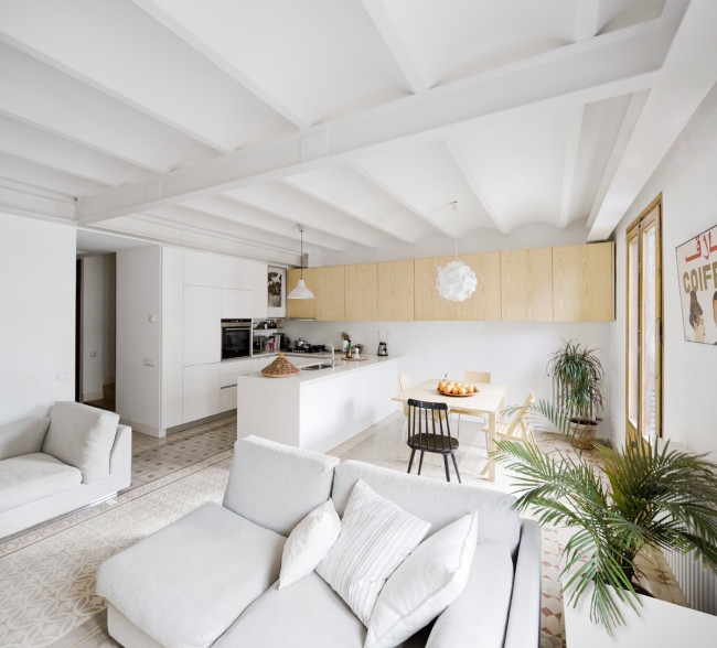 Exotische woonkamer uit Barcelona