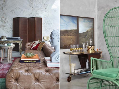 Fictieve woonkamer inrichten