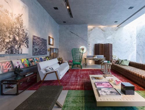 Fictieve woonkamer inrichten