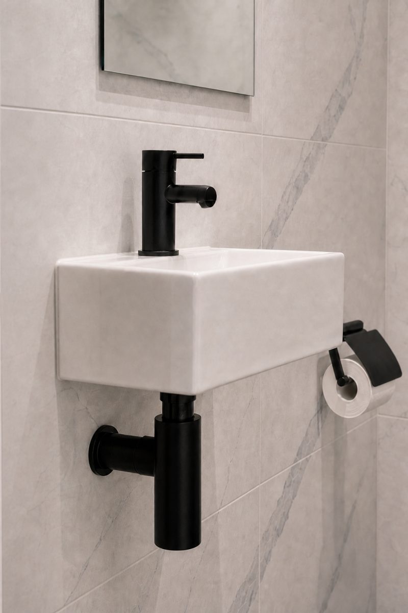 fonteintje verbouwing toilet