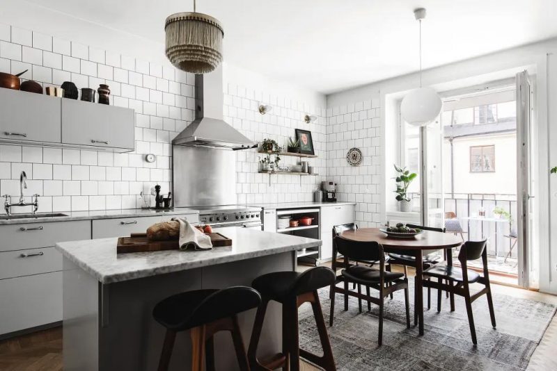 genieten van je zelf geinstalleerde keuken