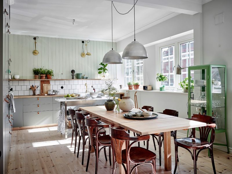 Gezellige Scandinavische leefkeuken Gezellige Scandinavische leefkeuken