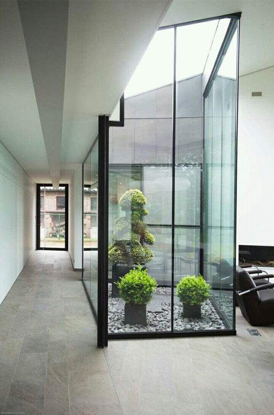Glazen atrium