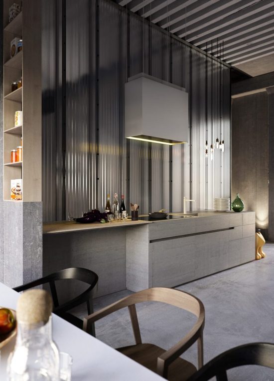 golfplaten in huis