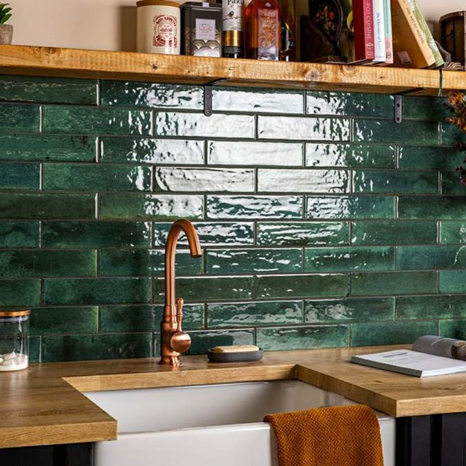 groene bakstenen zeliges tegels keuken groene bakstenen zeliges tegels keuken