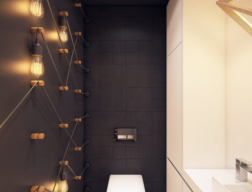 Groot, modern en bijzonder toilet ontwerp