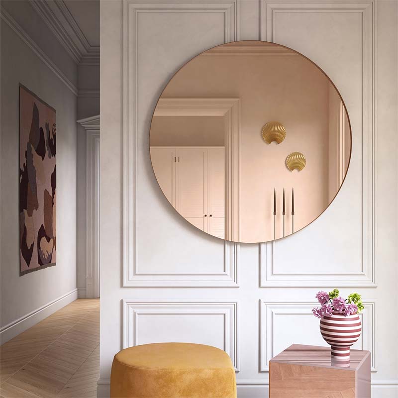 grote ronde spiegel AYTM Circum Wall spiegel