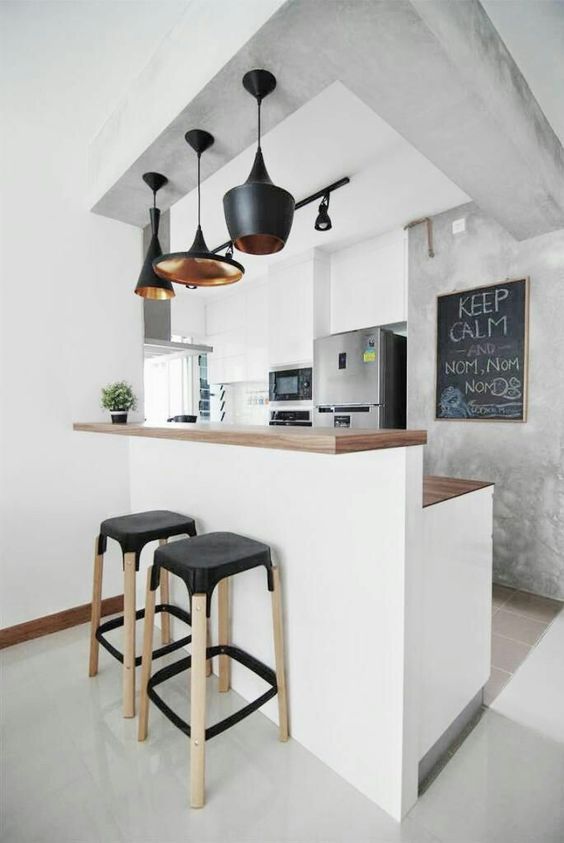 Hanglamp boven de keuken