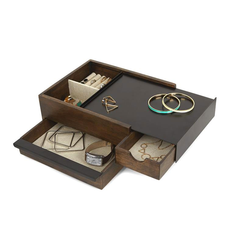 Umbra Stowit Sieradendoos - Walnut - € 85,-