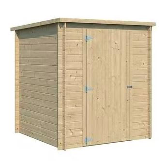 Blokhut | Svendborg | 180 x 180 cm | Groen geïmpregneerd | €1.214,-