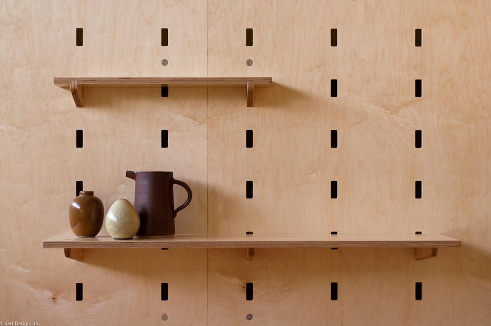 Houten gaatjesboard van Keff wall Houten gaatjesboard van Keff wall