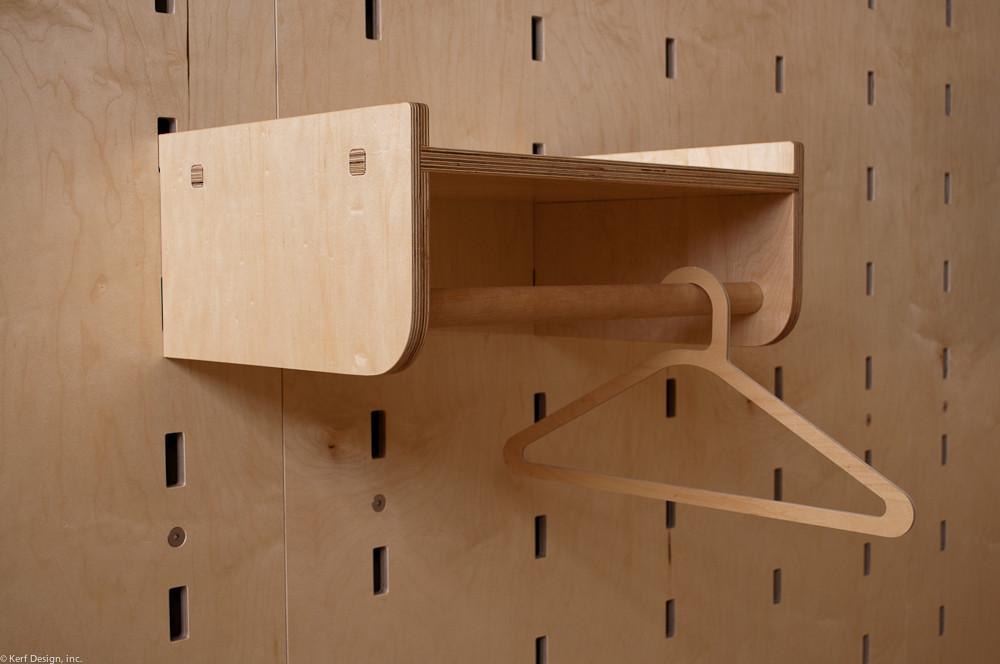 Houten gaatjesboard van Keff wall Houten gaatjesboard van Keff wall
