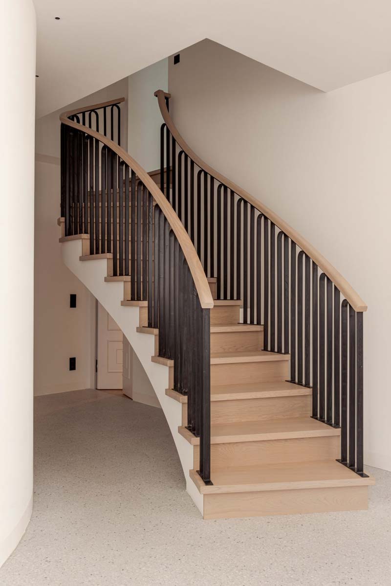 houten trapbekleding zwarte balustrade houten trapbekleding zwarte balustrade