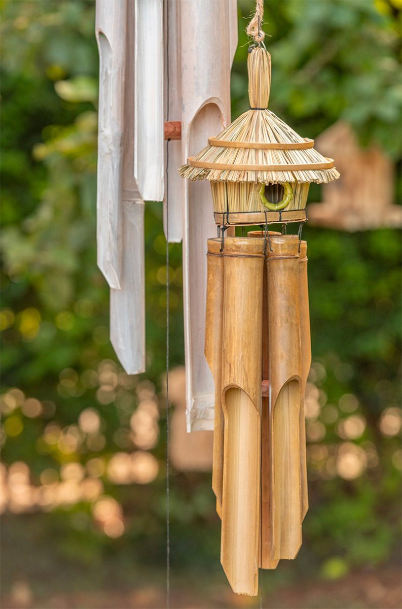 Deze J-Line Windgong Vogelhuisje Bamboe Naturel is hier verkrijgbaar voor 25 euro.
