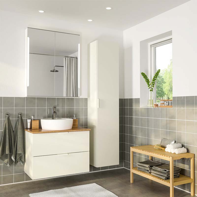 ikea badkamermeubel godmorgen tolken tornviken wit bamboe